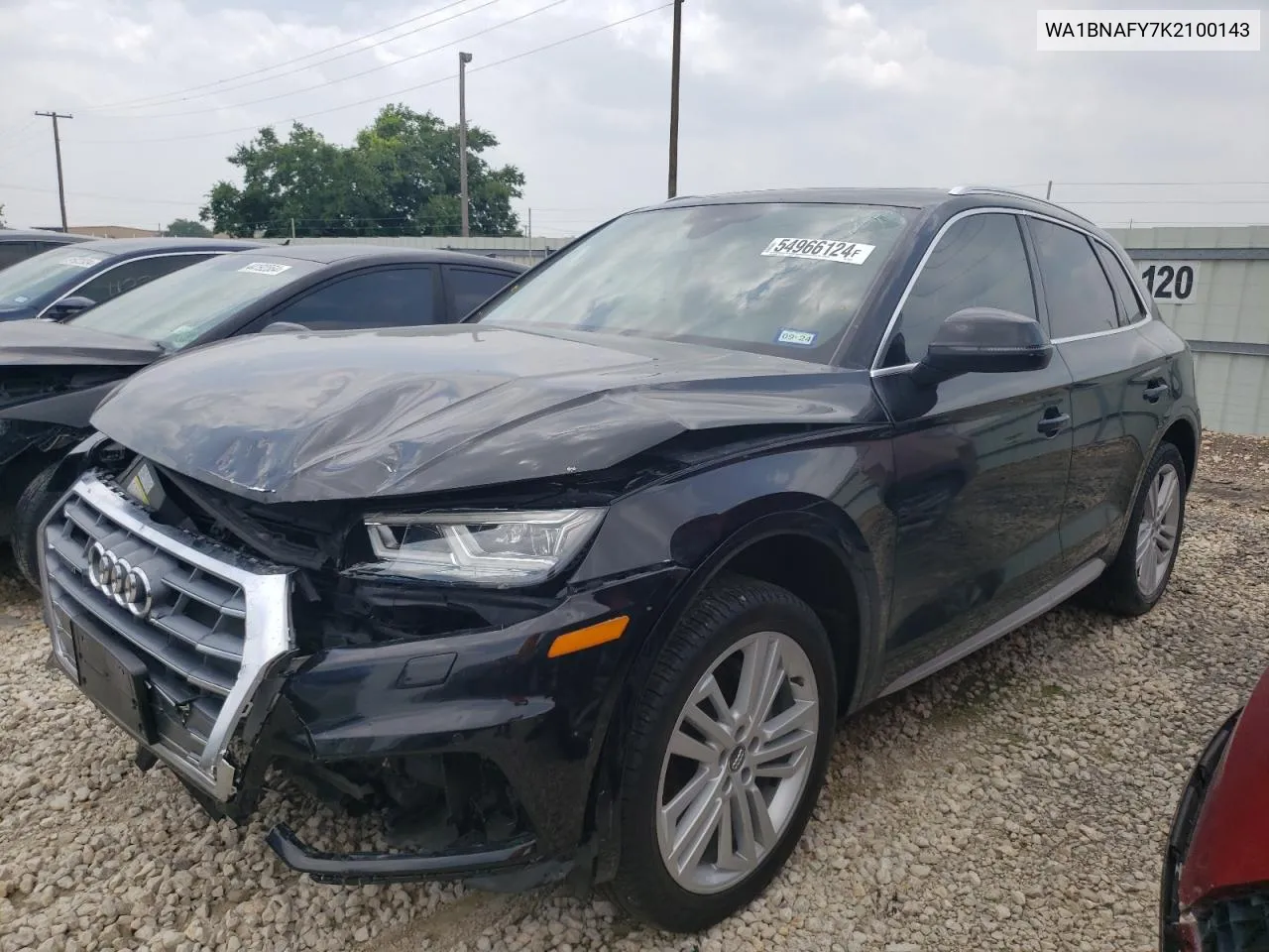 2019 Audi Q5 Premium Plus VIN: WA1BNAFY7K2100143 Lot: 54966124