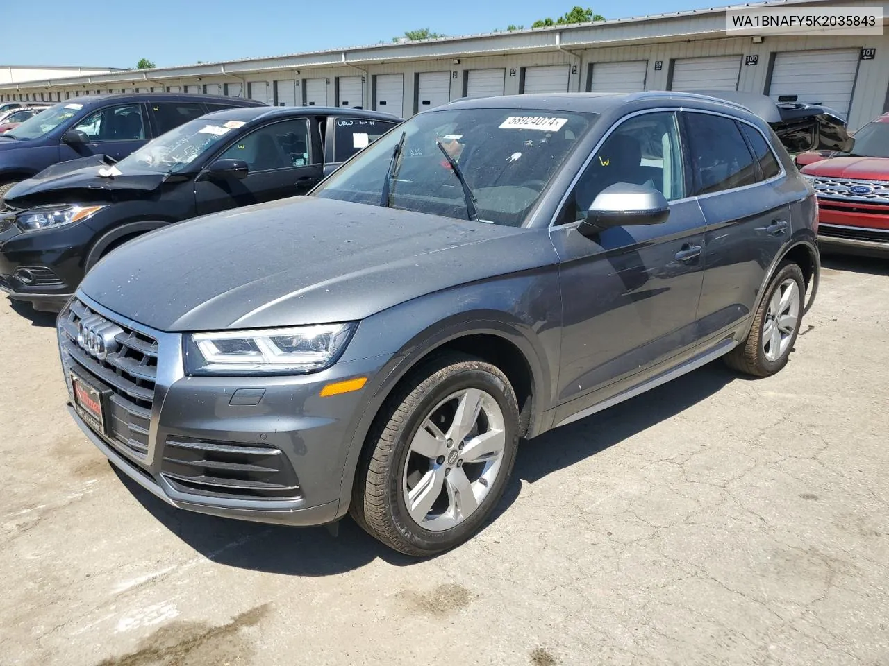 2019 Audi Q5 Premium Plus VIN: WA1BNAFY5K2035843 Lot: 58924074