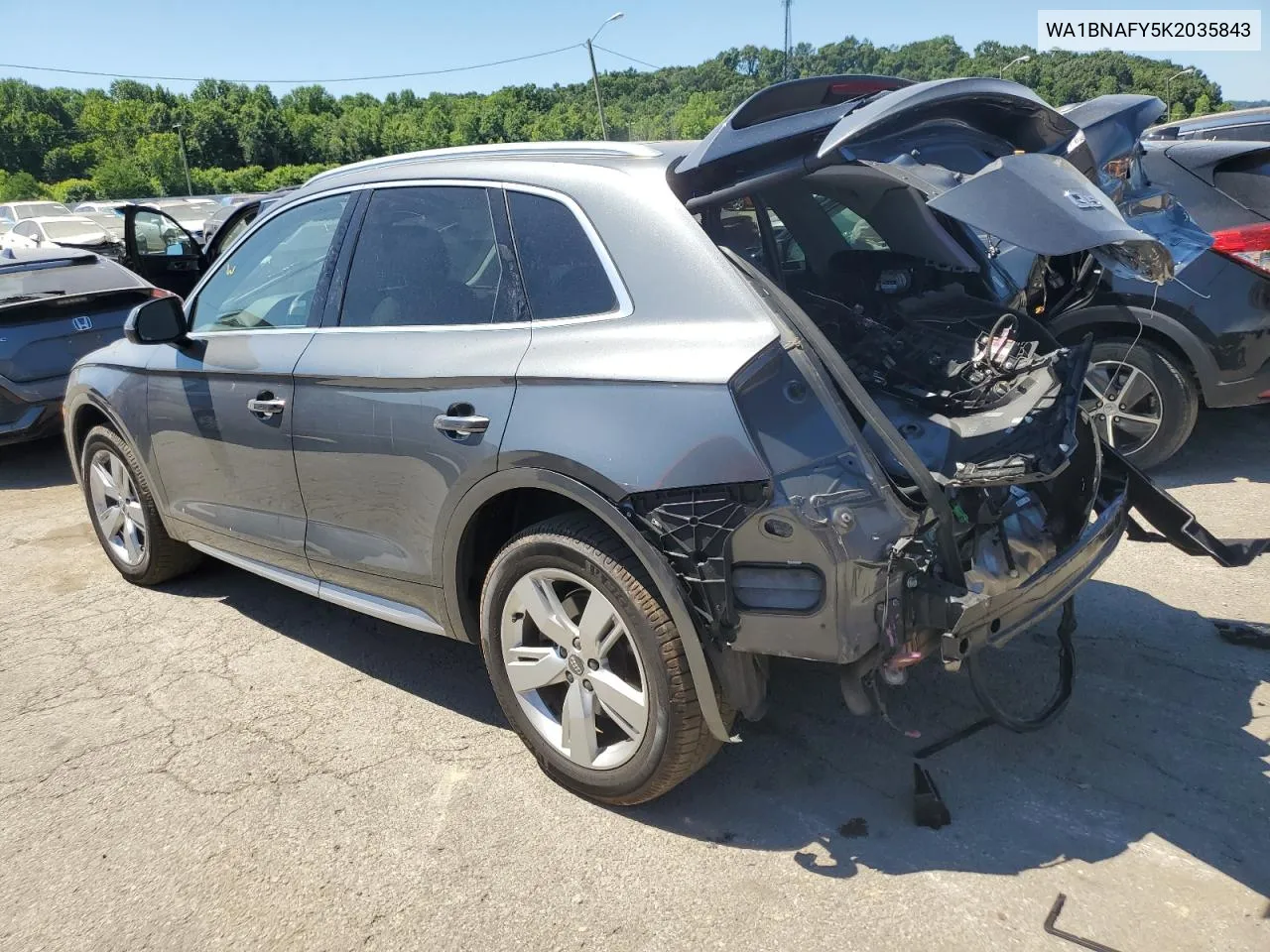 2019 Audi Q5 Premium Plus VIN: WA1BNAFY5K2035843 Lot: 58924074