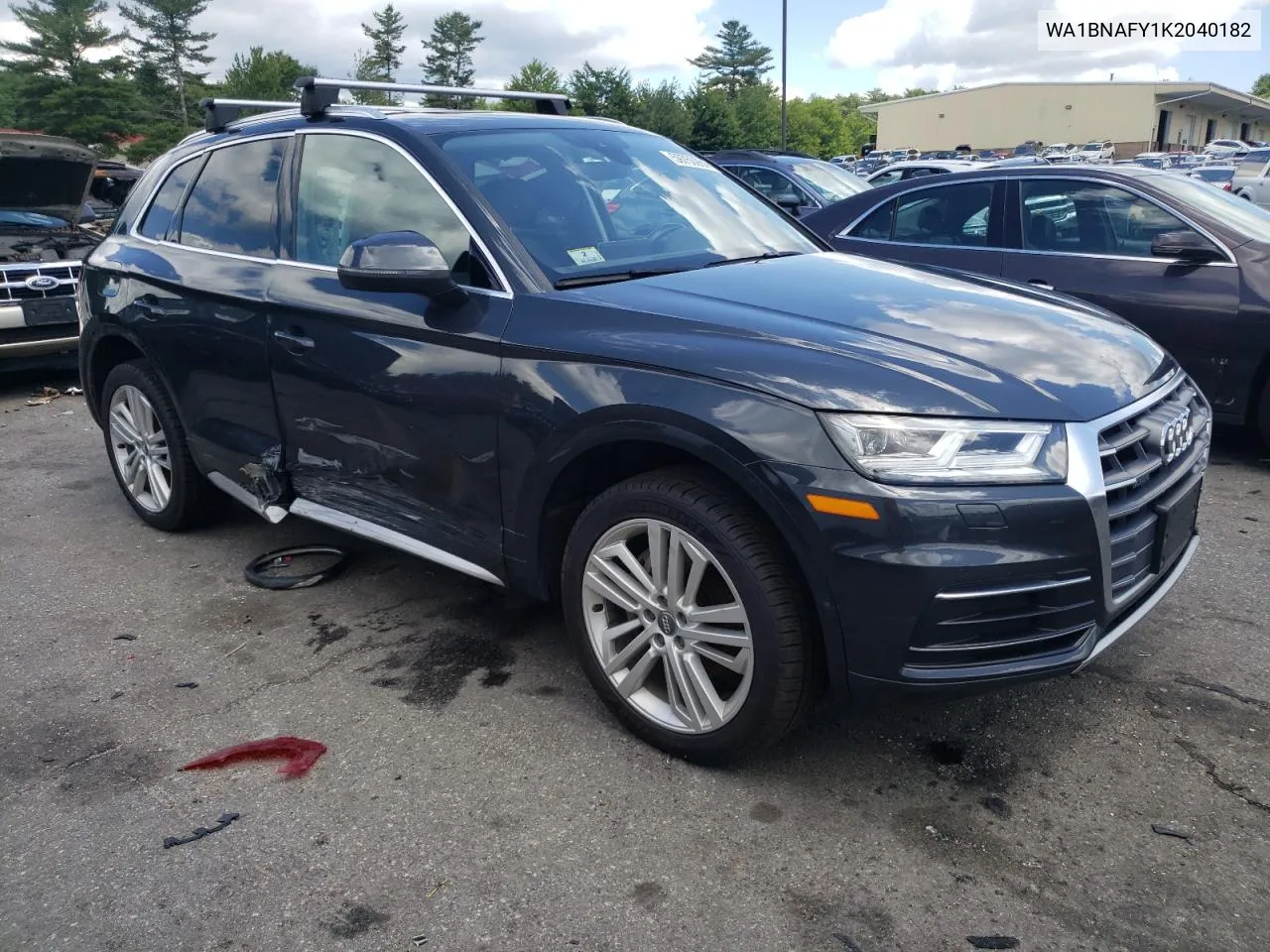 2019 Audi Q5 Premium Plus VIN: WA1BNAFY1K2040182 Lot: 59750984