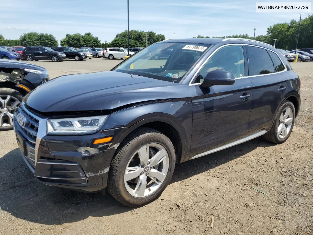 2019 Audi Q5 Premium Plus VIN: WA1BNAFY8K2072739 Lot: 61796634