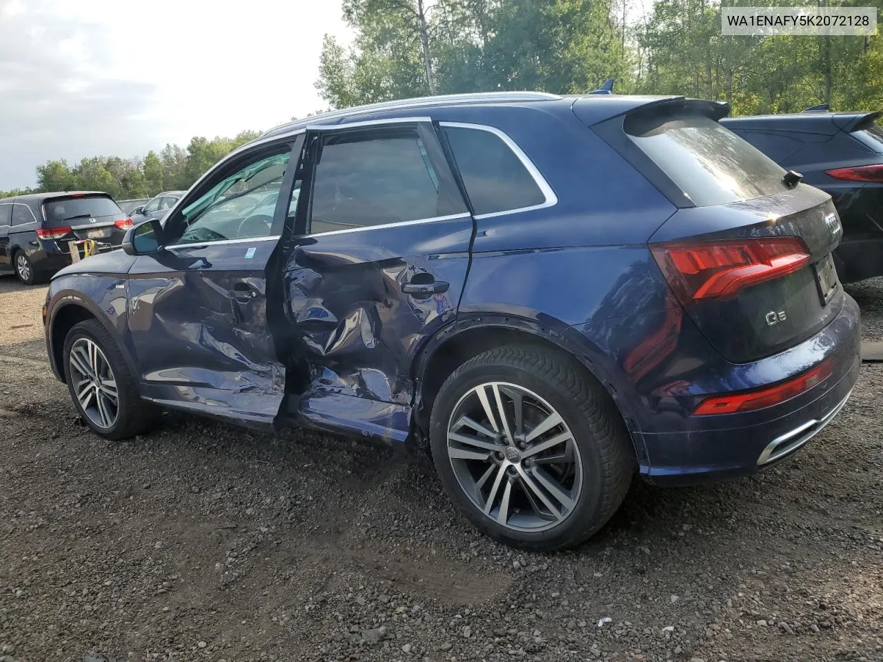 2019 Audi Q5 Progressiv S-Line VIN: WA1ENAFY5K2072128 Lot: 62267104