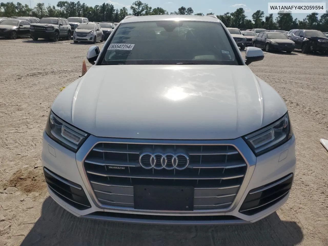 2019 Audi Q5 Premium VIN: WA1ANAFY4K2059594 Lot: 65542254