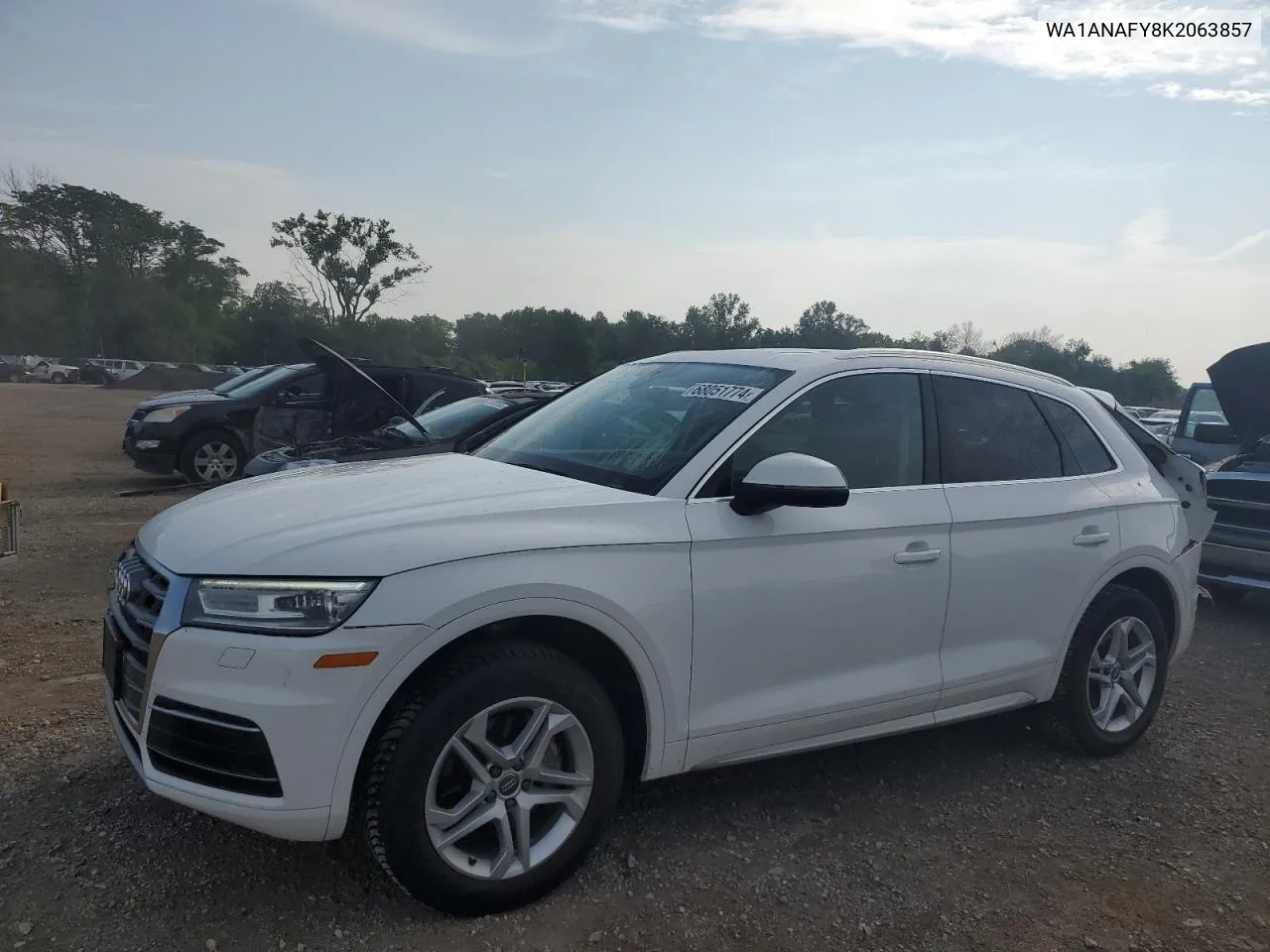 2019 Audi Q5 Premium VIN: WA1ANAFY8K2063857 Lot: 68051774