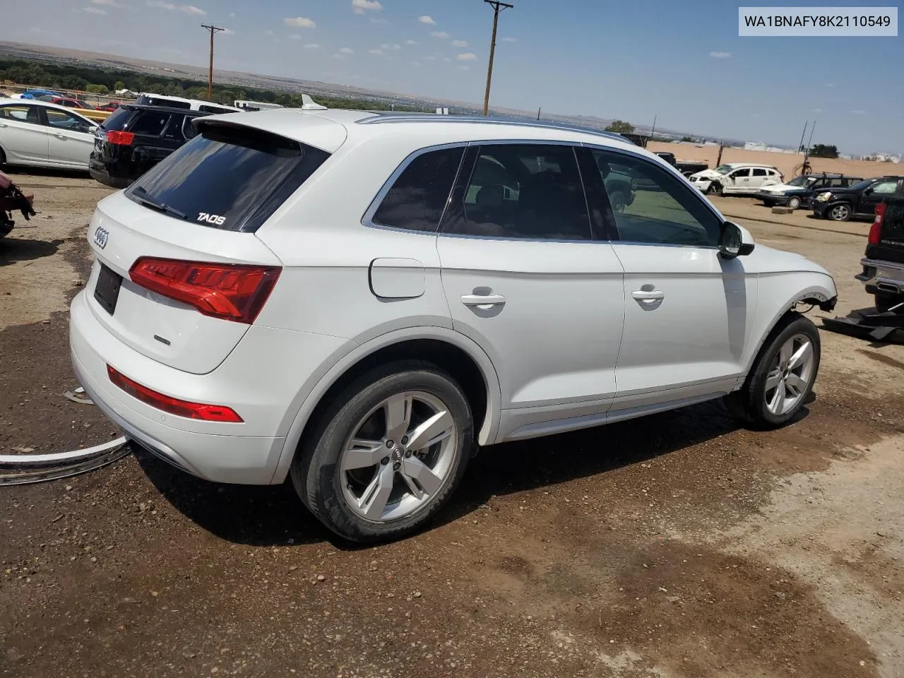 2019 Audi Q5 Premium Plus VIN: WA1BNAFY8K2110549 Lot: 69782534