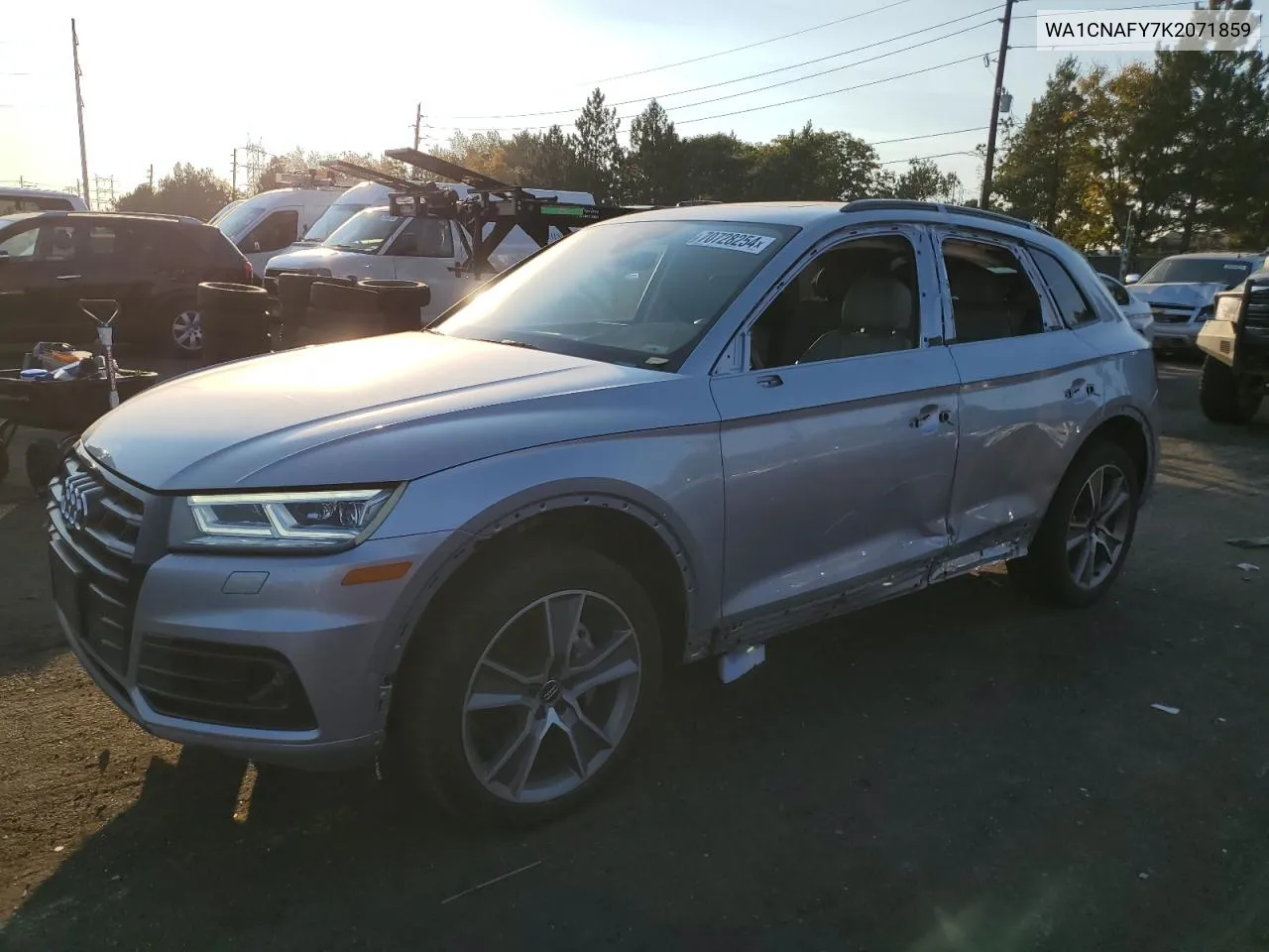 2019 Audi Q5 Prestige VIN: WA1CNAFY7K2071859 Lot: 70728254