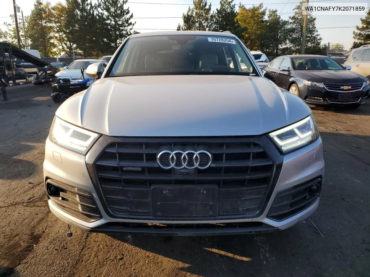 2019 Audi Q5 Prestige VIN: WA1CNAFY7K2071859 Lot: 70728254