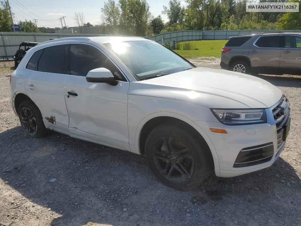 2019 Audi Q5 Premium VIN: WA1ANAFY1K2116267 Lot: 70829354