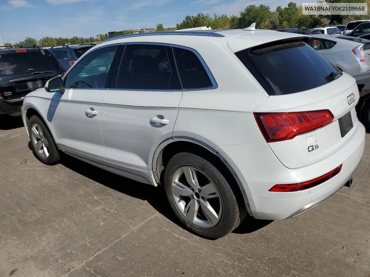 2019 Audi Q5 Premium Plus VIN: WA1BNAFY0K2109668 Lot: 71263134