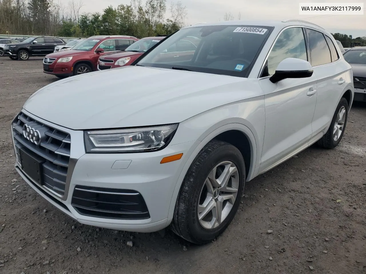 2019 Audi Q5 Premium VIN: WA1ANAFY3K2117999 Lot: 71500854