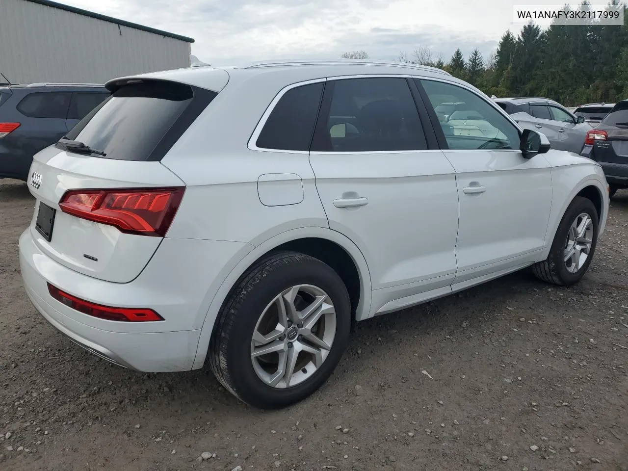 2019 Audi Q5 Premium VIN: WA1ANAFY3K2117999 Lot: 71500854