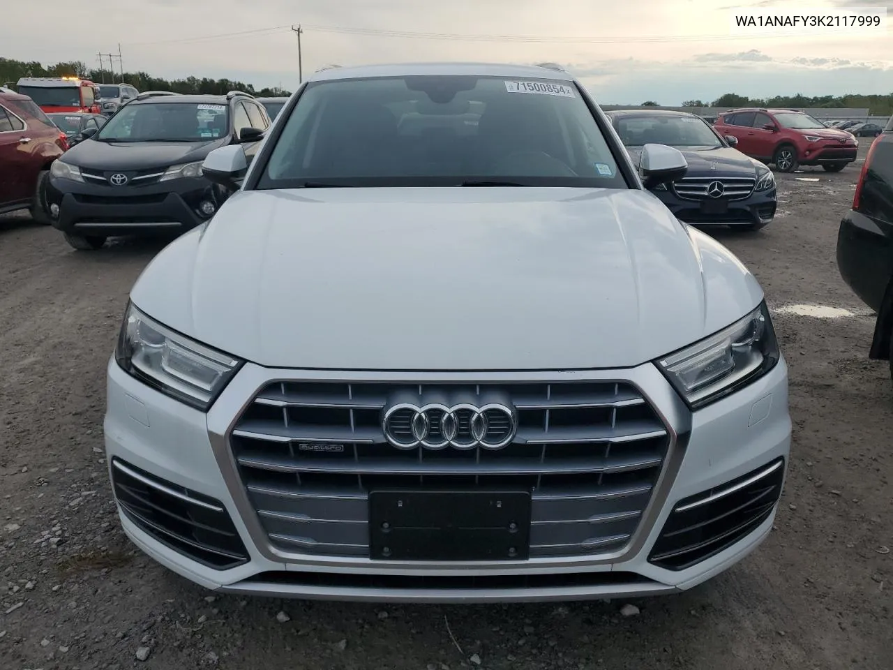 WA1ANAFY3K2117999 2019 Audi Q5 Premium