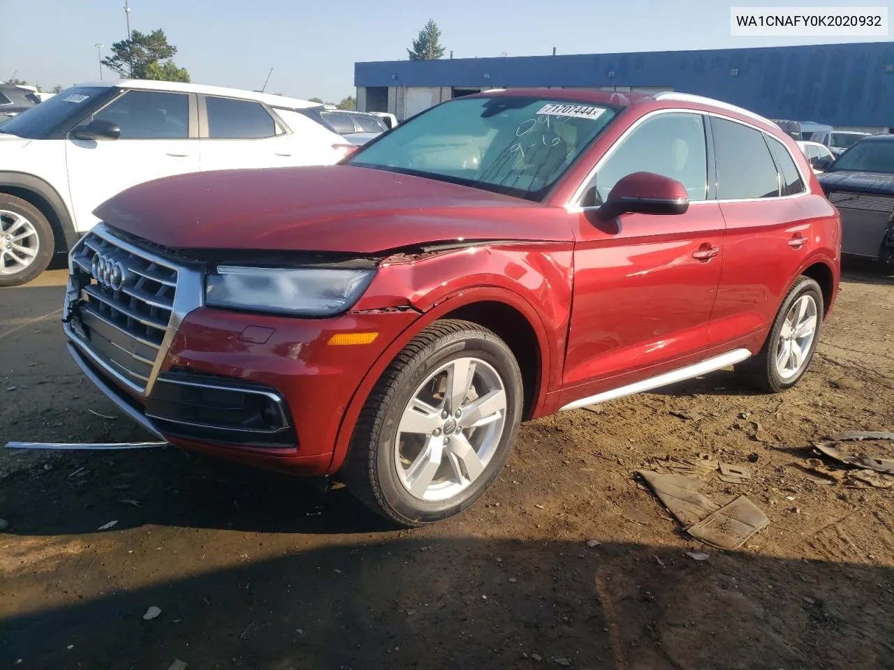 WA1CNAFY0K2020932 2019 Audi Q5 Prestige