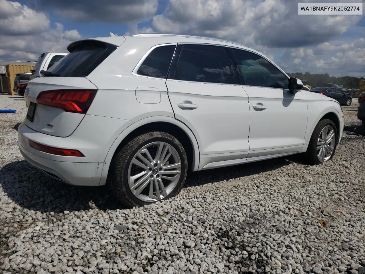 2019 Audi Q5 Premium Plus VIN: WA1BNAFY9K2052774 Lot: 72015674