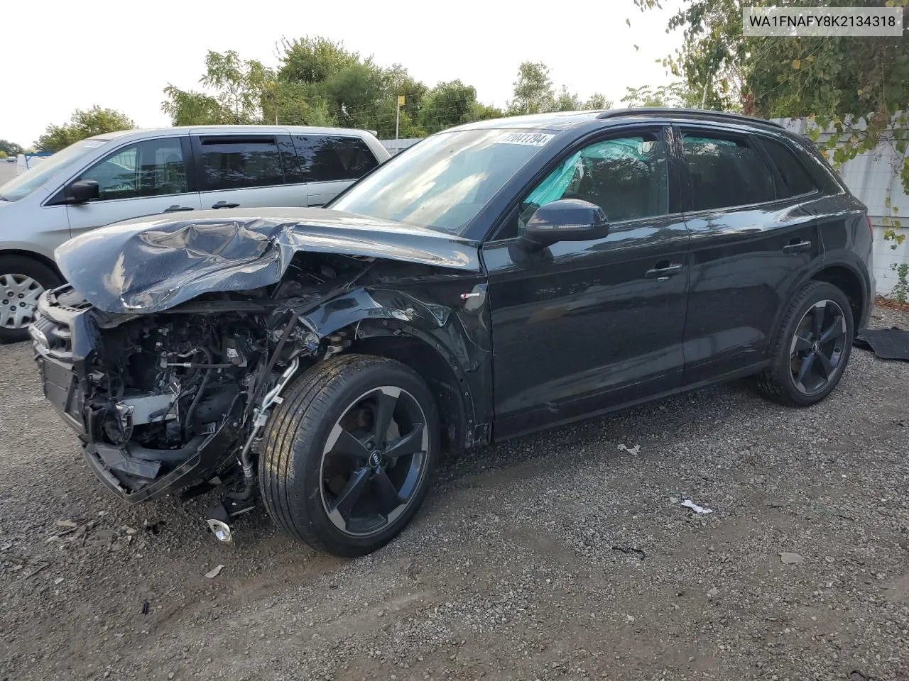 WA1FNAFY8K2134318 2019 Audi Q5 Technik S-Line