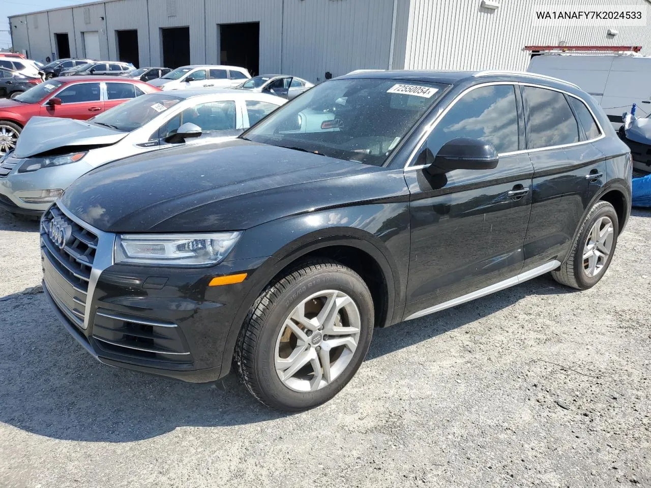 2019 Audi Q5 Premium VIN: WA1ANAFY7K2024533 Lot: 72550054