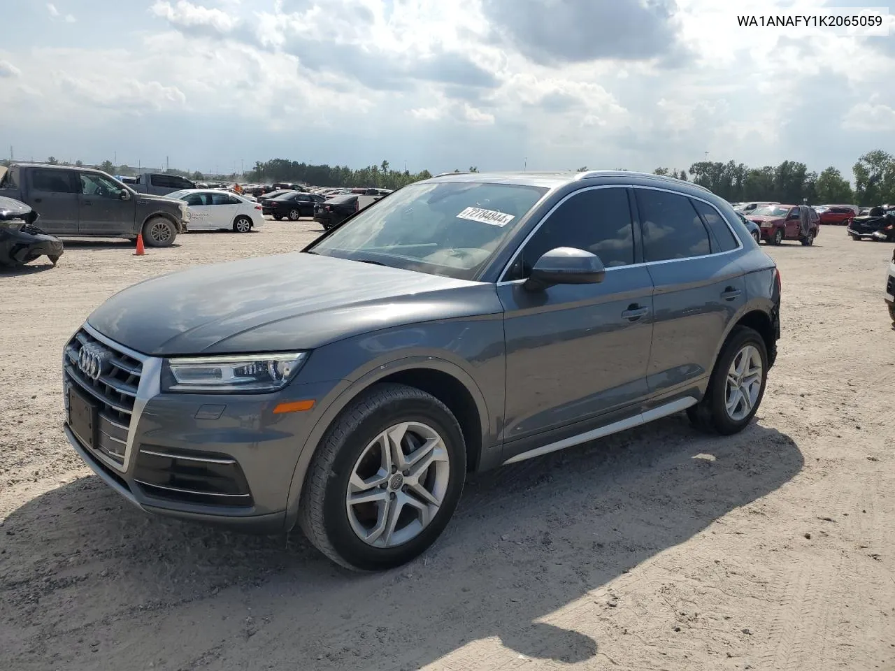 2019 Audi Q5 Premium VIN: WA1ANAFY1K2065059 Lot: 72784844