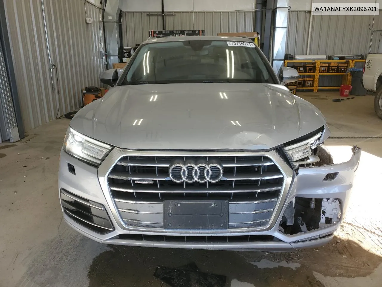 2019 Audi Q5 Premium VIN: WA1ANAFYXK2096701 Lot: 73716914