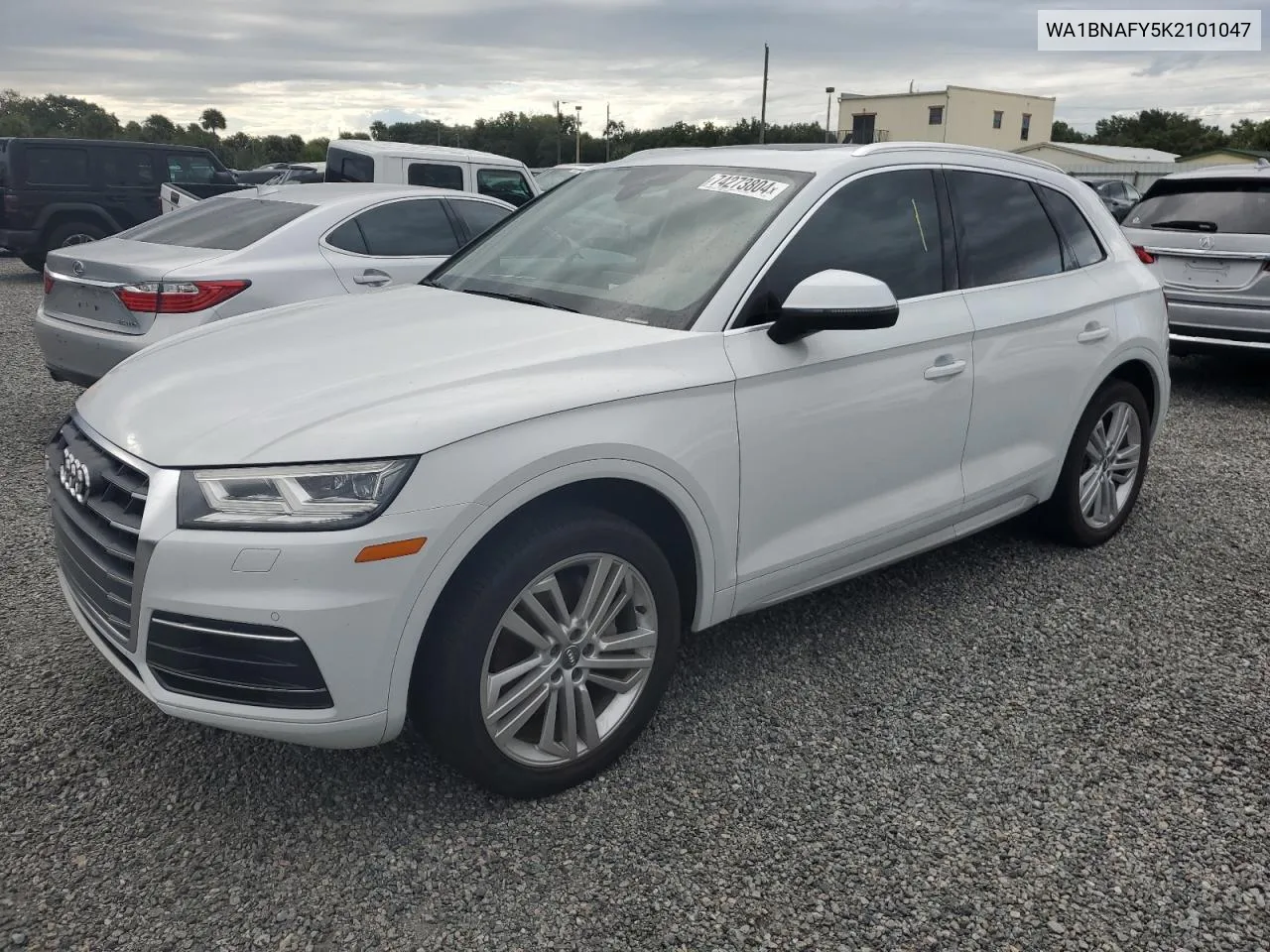 2019 Audi Q5 Premium Plus VIN: WA1BNAFY5K2101047 Lot: 74273804