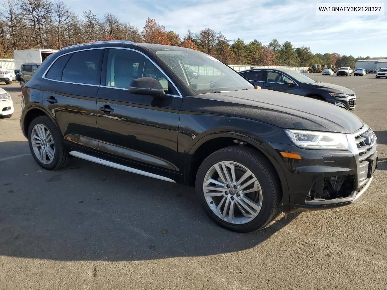 2019 Audi Q5 Premium Plus VIN: WA1BNAFY3K2128327 Lot: 74476074