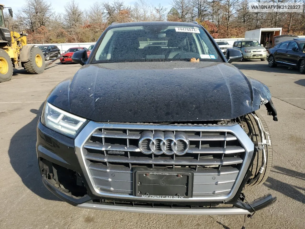 2019 Audi Q5 Premium Plus VIN: WA1BNAFY3K2128327 Lot: 74476074