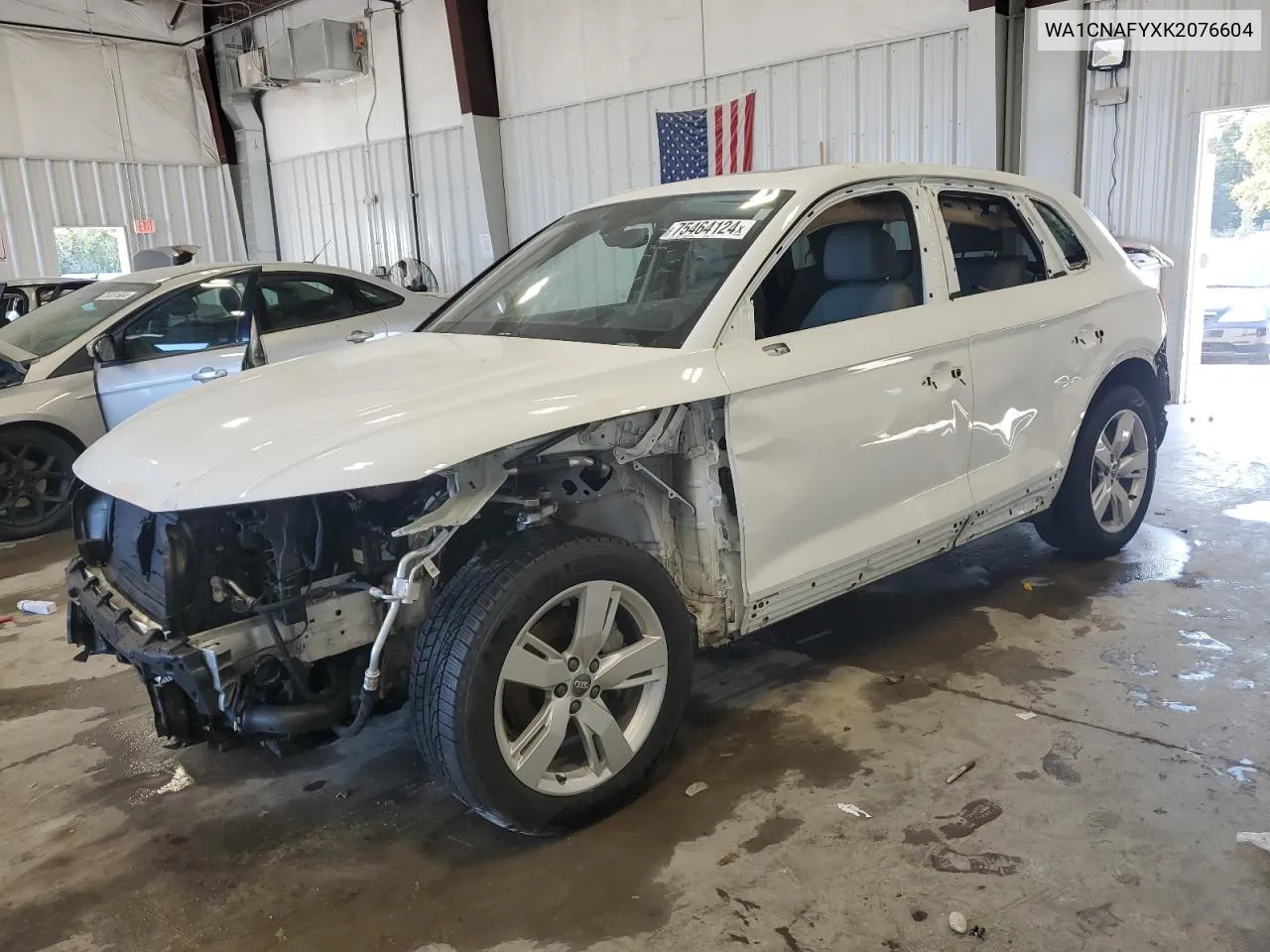 2019 Audi Q5 Prestige VIN: WA1CNAFYXK2076604 Lot: 75464124