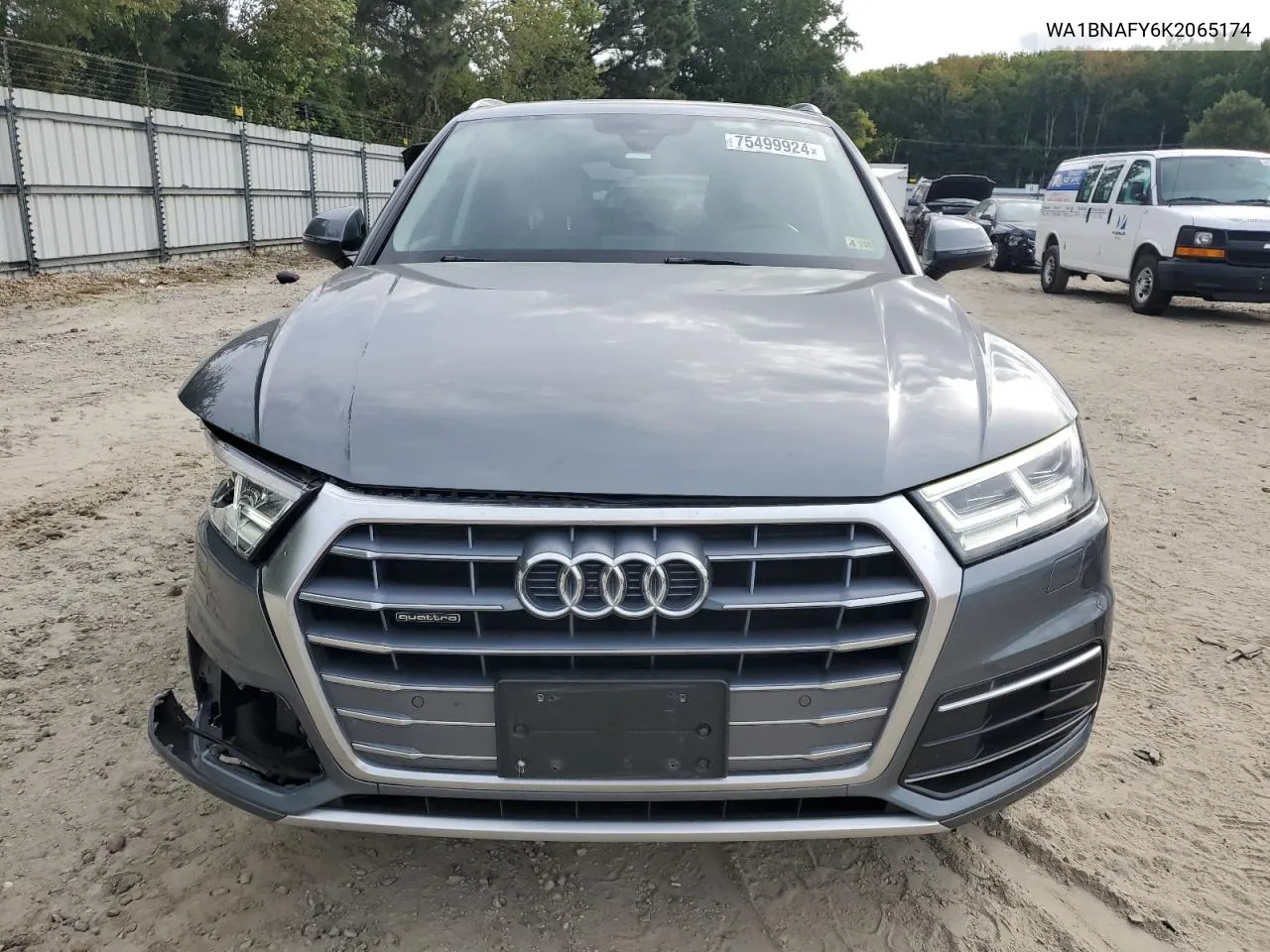 2019 Audi Q5 Premium Plus VIN: WA1BNAFY6K2065174 Lot: 75499924