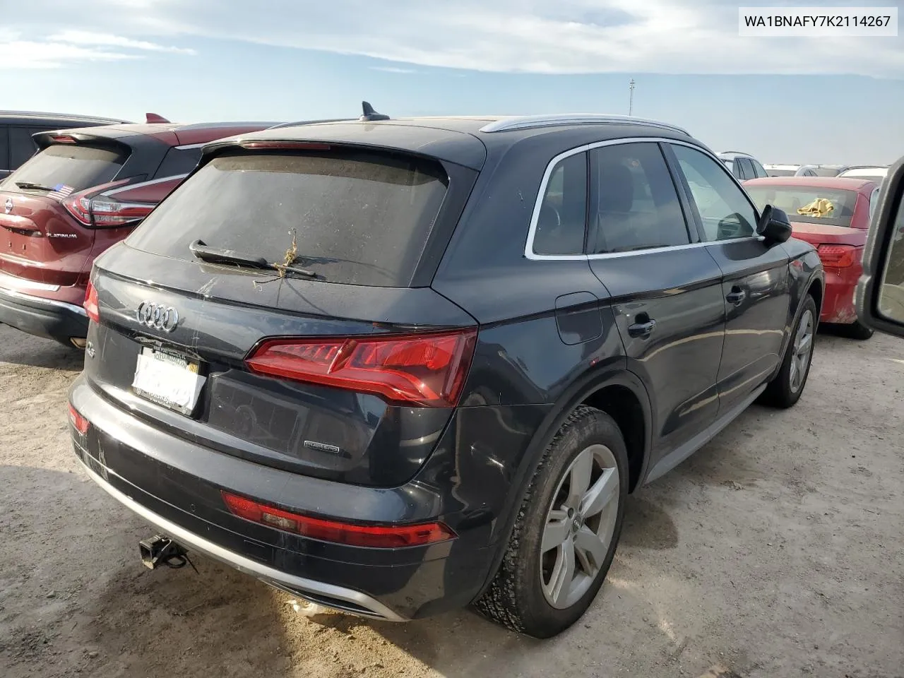 2019 Audi Q5 Premium Plus VIN: WA1BNAFY7K2114267 Lot: 75701694