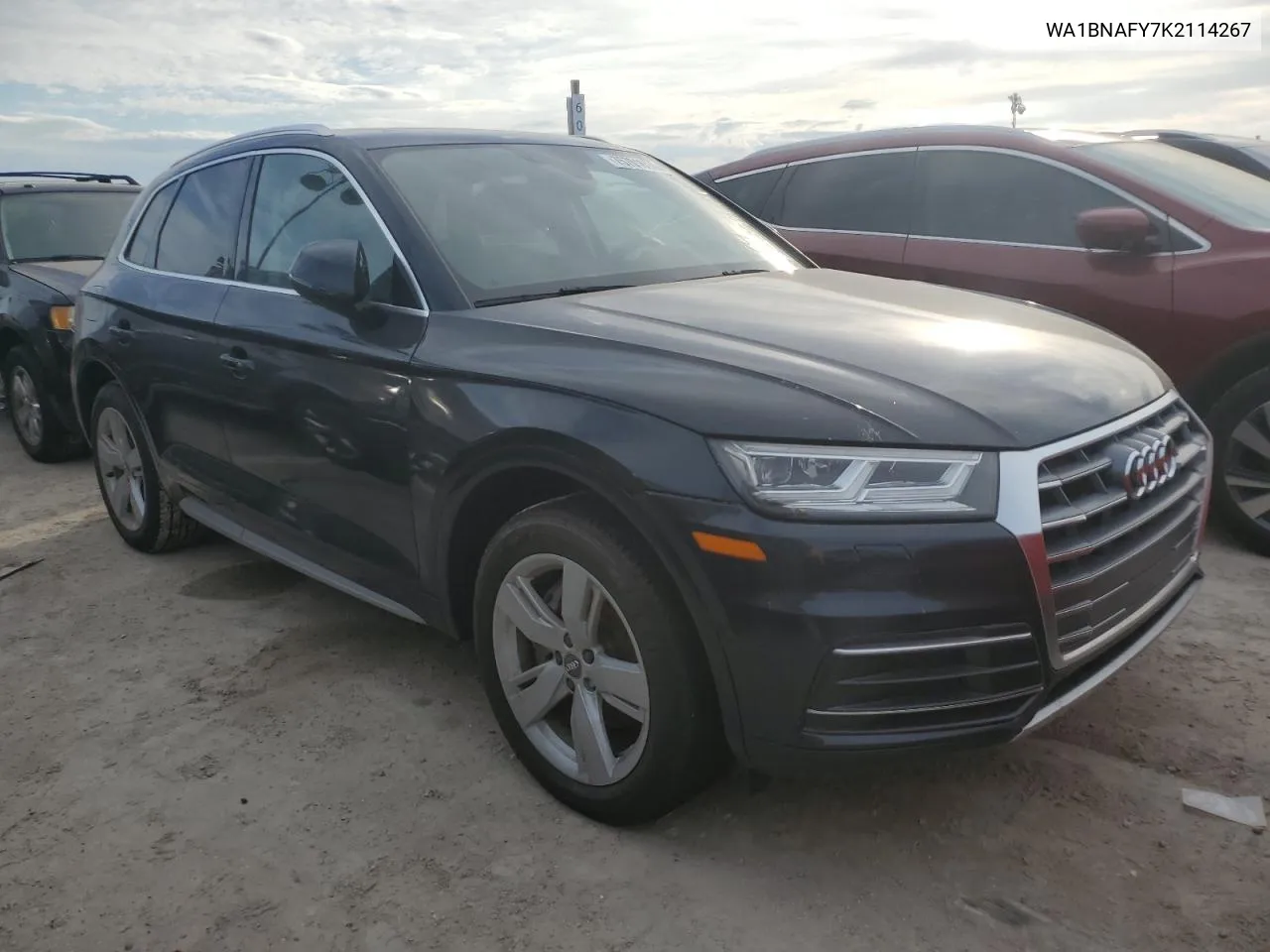 2019 Audi Q5 Premium Plus VIN: WA1BNAFY7K2114267 Lot: 75701694