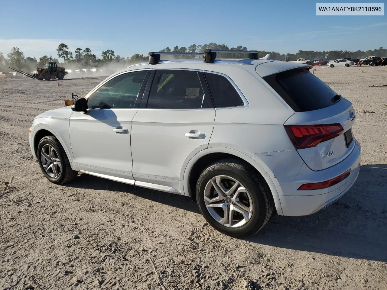 2019 Audi Q5 Premium VIN: WA1ANAFY8K2118596 Lot: 75873294