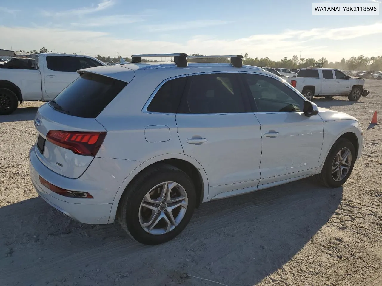 2019 Audi Q5 Premium VIN: WA1ANAFY8K2118596 Lot: 75873294