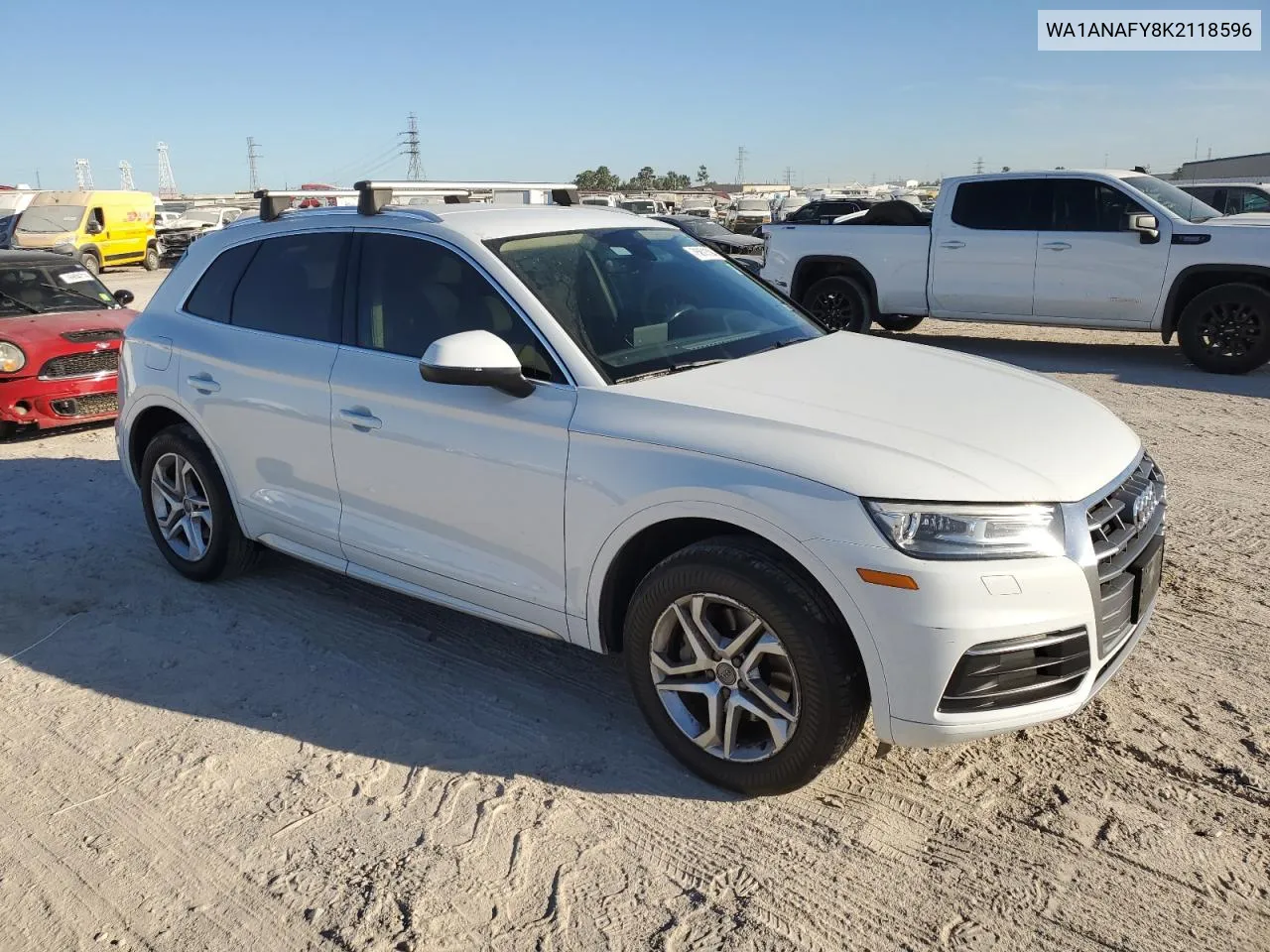 2019 Audi Q5 Premium VIN: WA1ANAFY8K2118596 Lot: 75873294