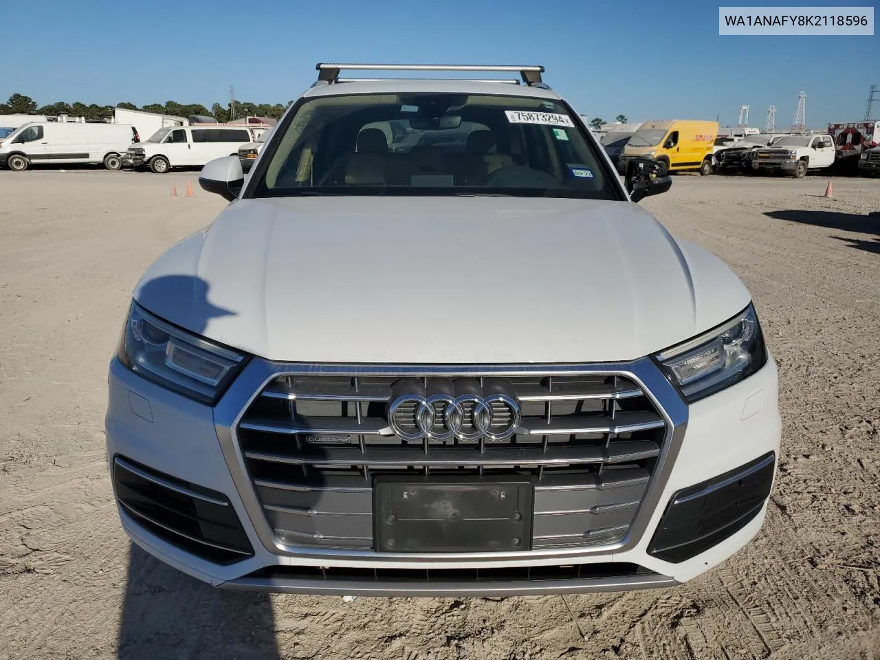 2019 Audi Q5 Premium VIN: WA1ANAFY8K2118596 Lot: 75873294