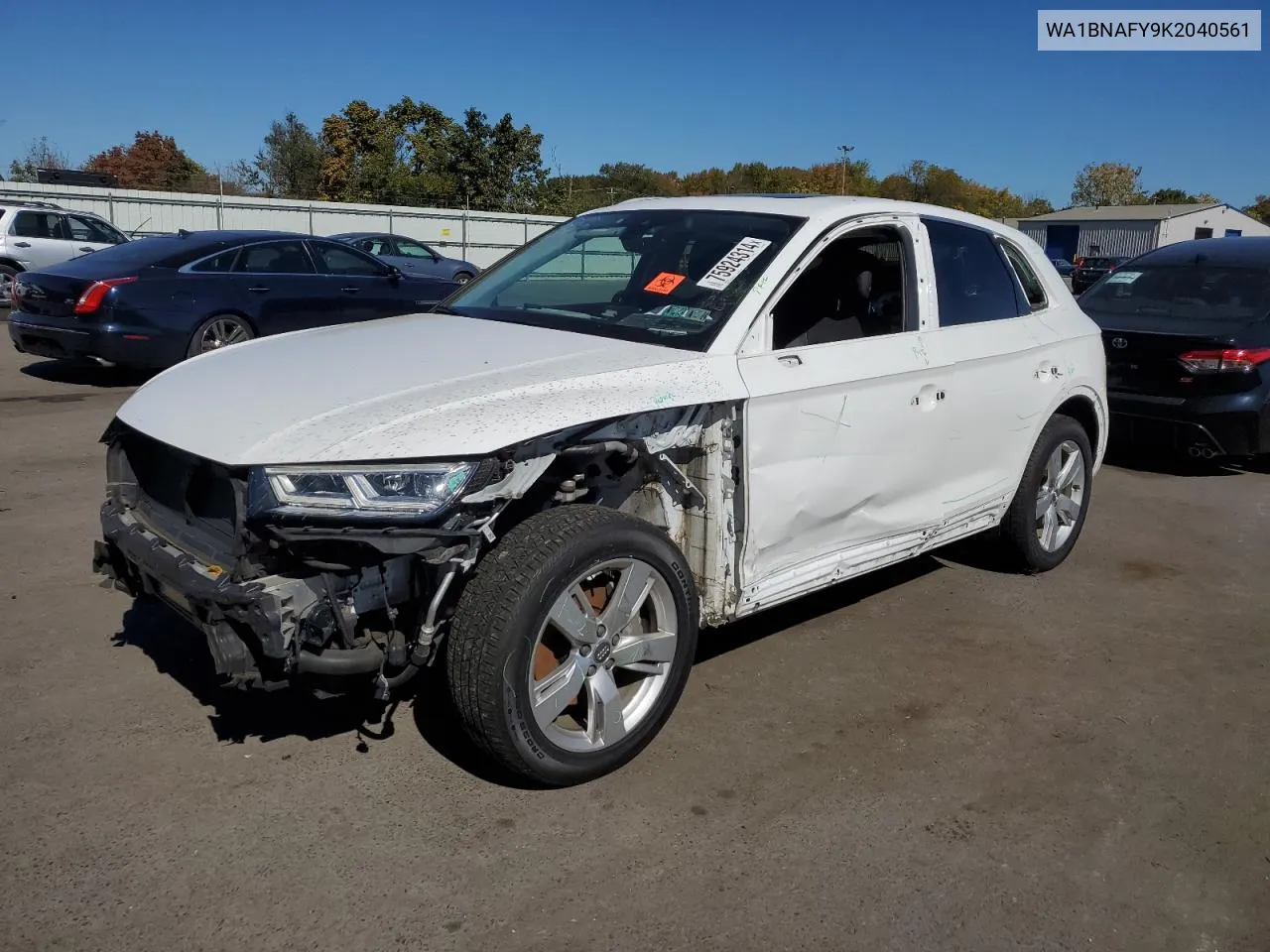 2019 Audi Q5 Premium Plus VIN: WA1BNAFY9K2040561 Lot: 75924314