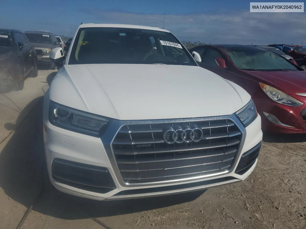 2019 Audi Q5 Premium VIN: WA1ANAFY0K2040962 Lot: 76167694