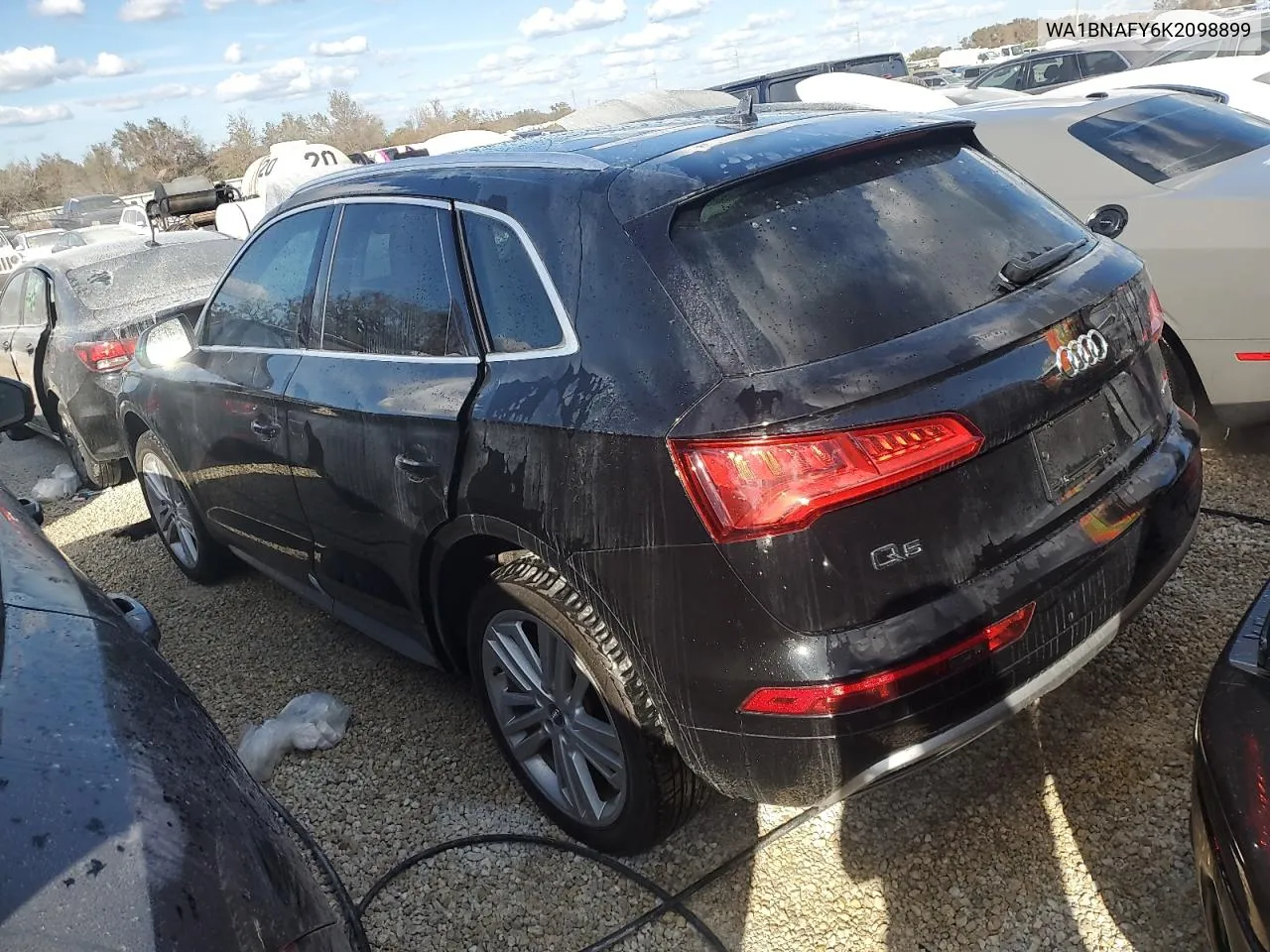 2019 Audi Q5 Premium Plus VIN: WA1BNAFY6K2098899 Lot: 76265524