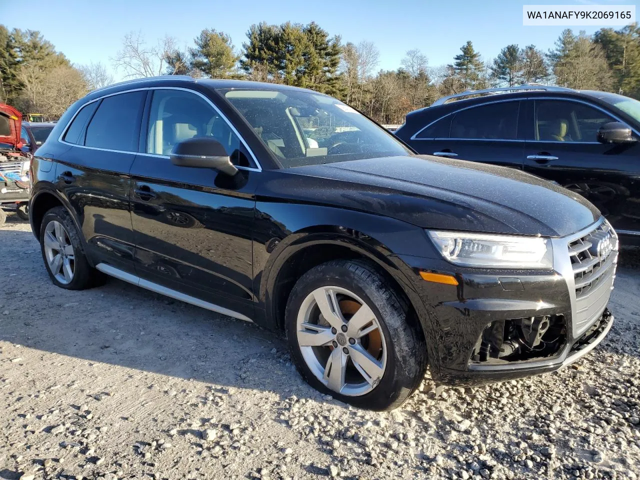 2019 Audi Q5 Premium VIN: WA1ANAFY9K2069165 Lot: 76328594