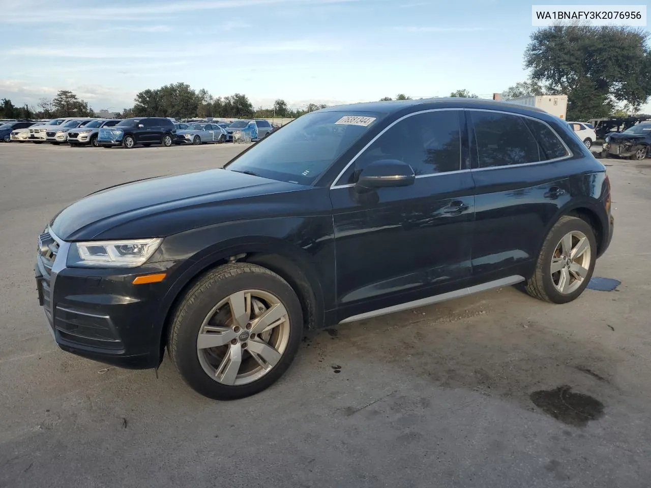 2019 Audi Q5 Premium Plus VIN: WA1BNAFY3K2076956 Lot: 76381344