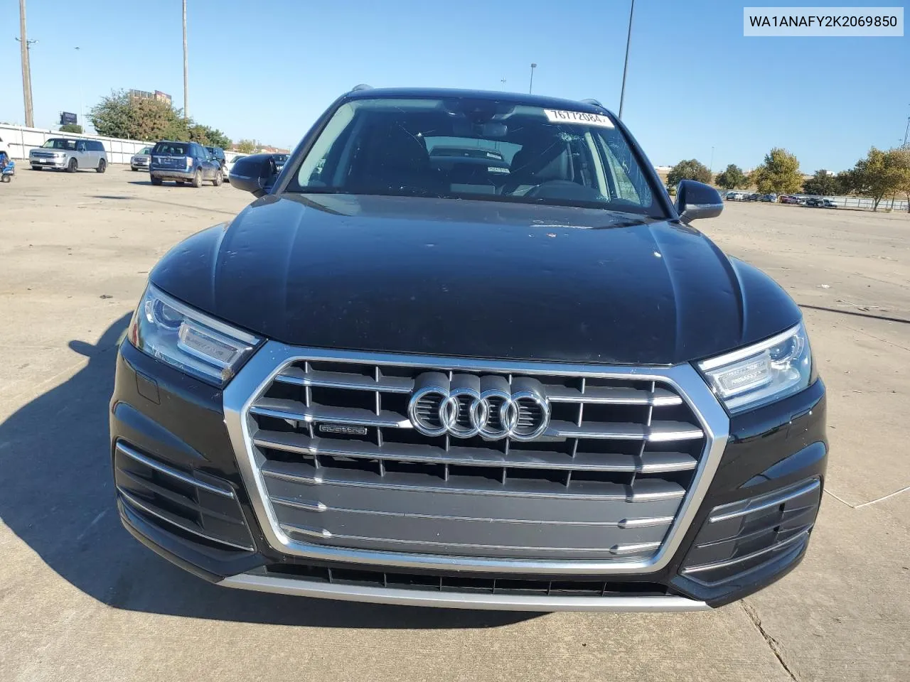 2019 Audi Q5 Premium VIN: WA1ANAFY2K2069850 Lot: 76772084