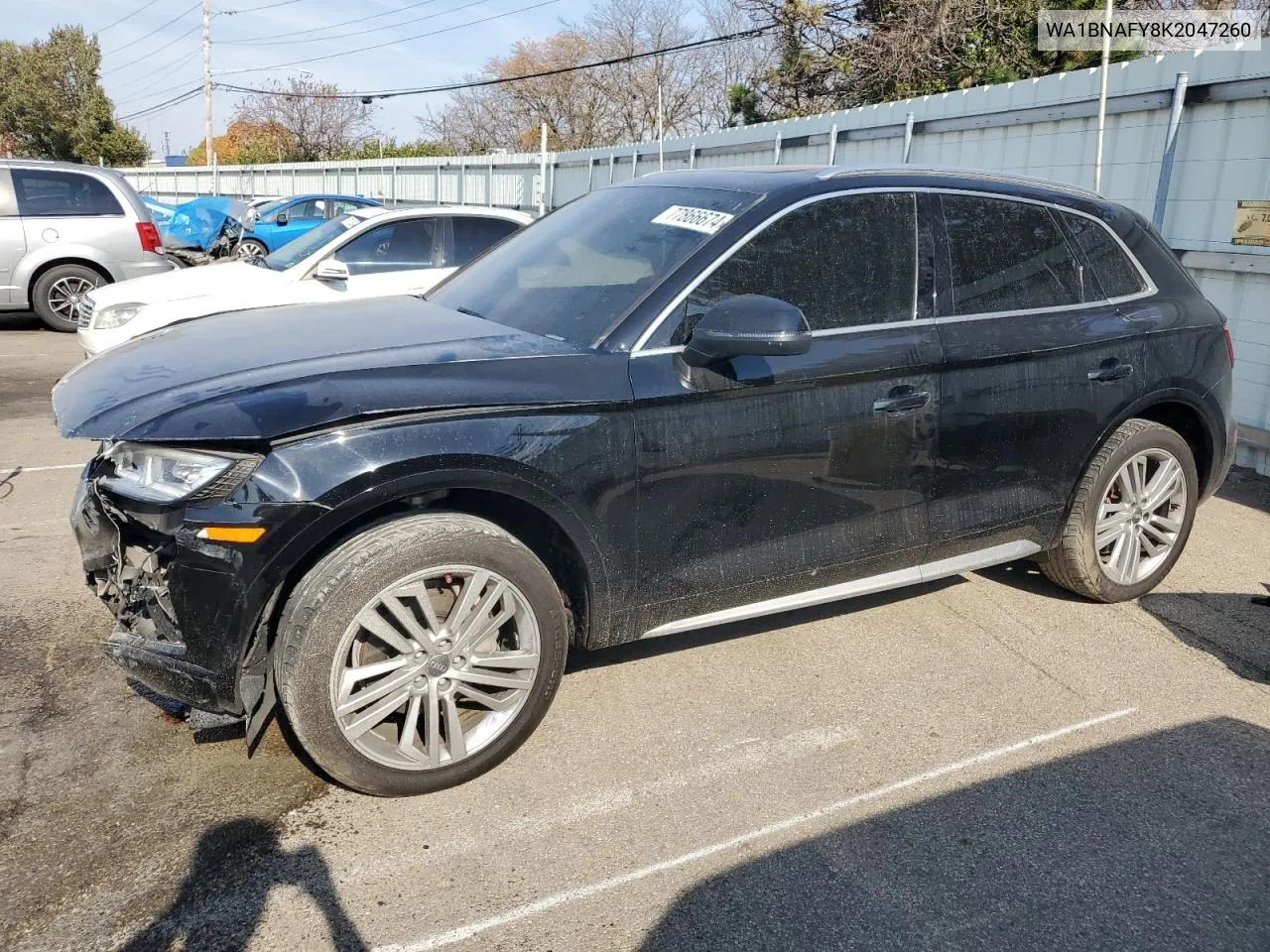 2019 Audi Q5 Premium Plus VIN: WA1BNAFY8K2047260 Lot: 77866674