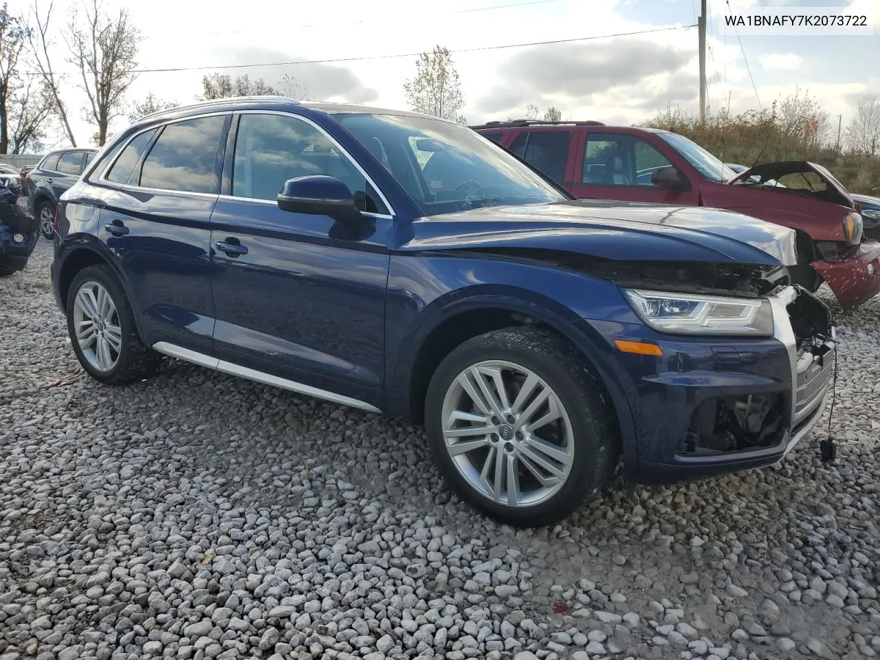 2019 Audi Q5 Premium Plus VIN: WA1BNAFY7K2073722 Lot: 77984054