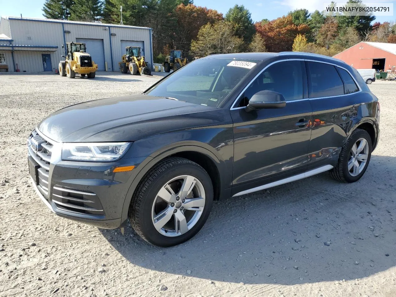 2019 Audi Q5 Premium Plus VIN: WA1BNAFY8K2054791 Lot: 78035094