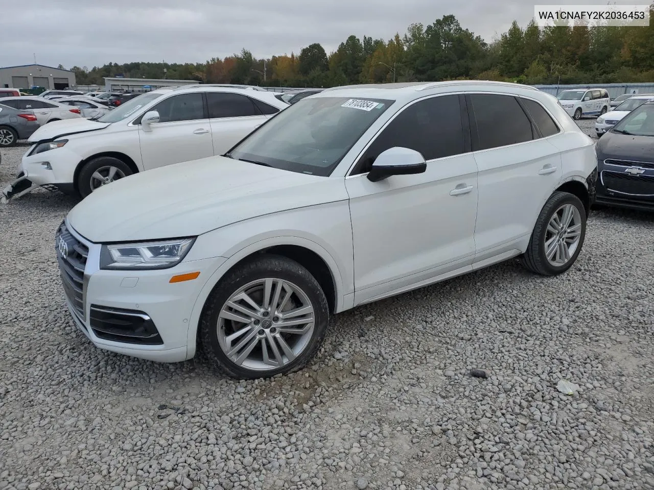 2019 Audi Q5 Prestige VIN: WA1CNAFY2K2036453 Lot: 78103854