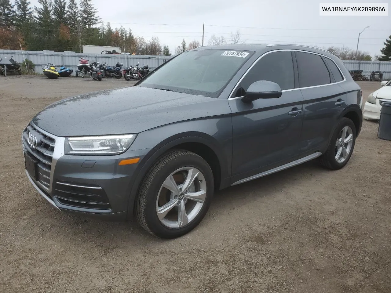 2019 Audi Q5 Premium Plus VIN: WA1BNAFY6K2098966 Lot: 78187654