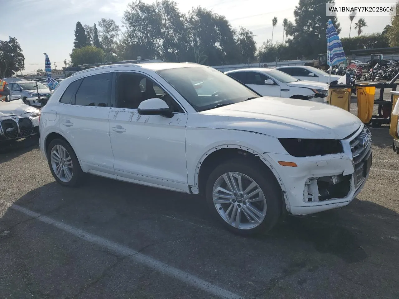 2019 Audi Q5 Premium Plus VIN: WA1BNAFY7K2028604 Lot: 78957464