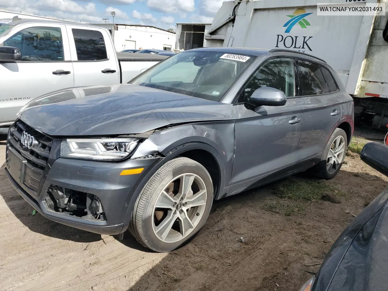 2019 Audi Q5 Prestige VIN: WA1CNAFY0K2031493 Lot: 80283984