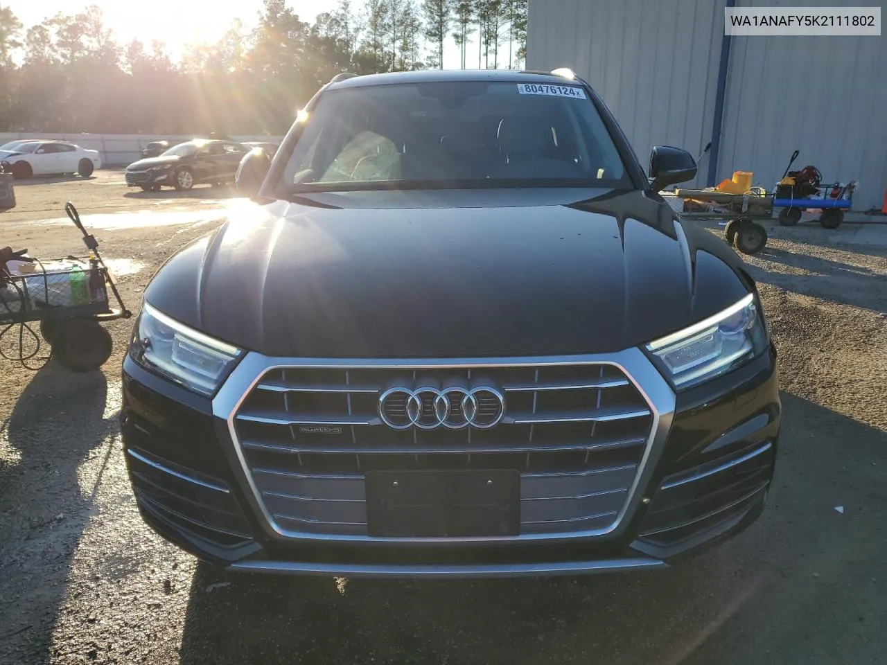 2019 Audi Q5 Premium VIN: WA1ANAFY5K2111802 Lot: 80476124