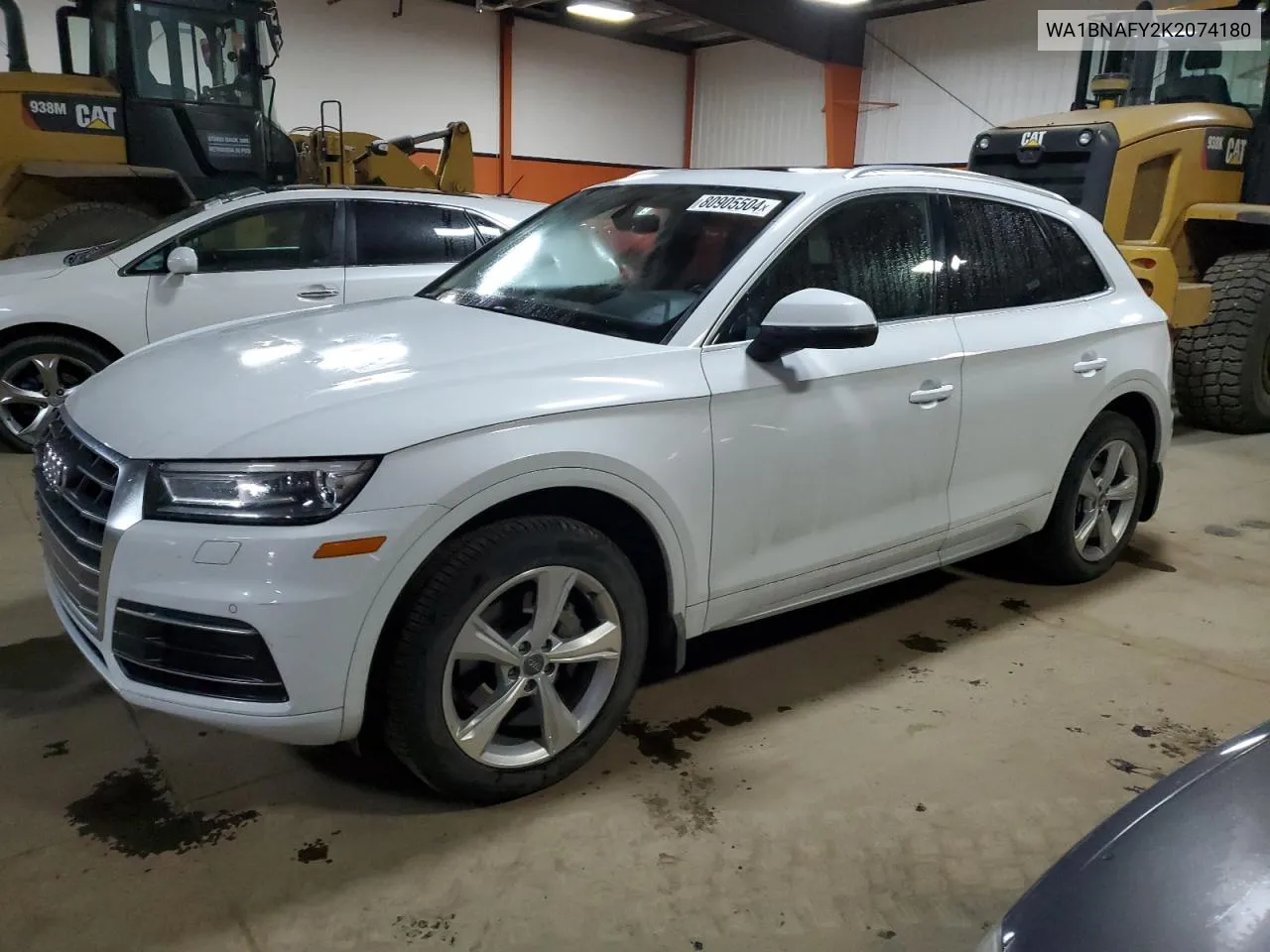 2019 Audi Q5 Premium Plus VIN: WA1BNAFY2K2074180 Lot: 80905504