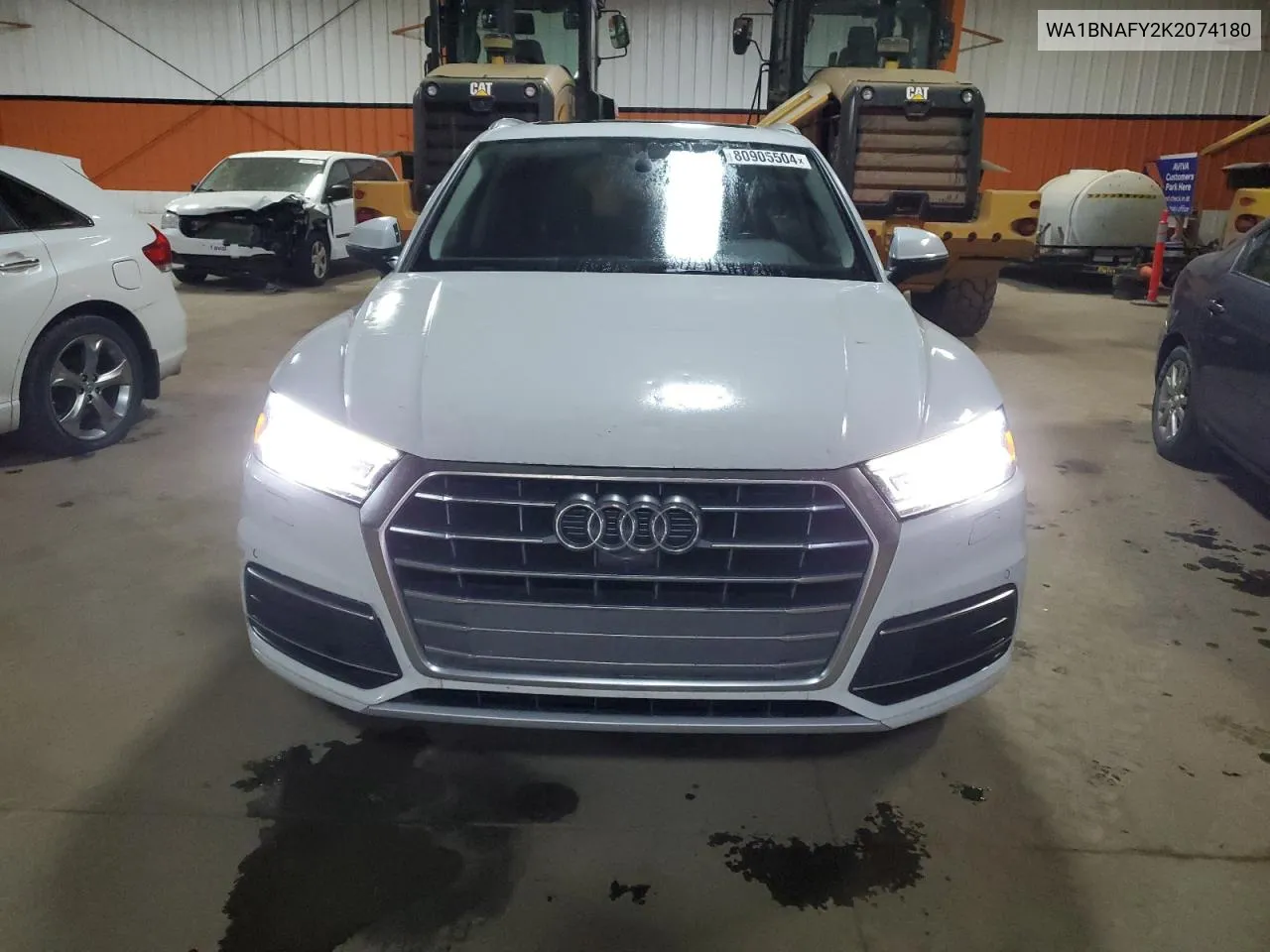 2019 Audi Q5 Premium Plus VIN: WA1BNAFY2K2074180 Lot: 80905504