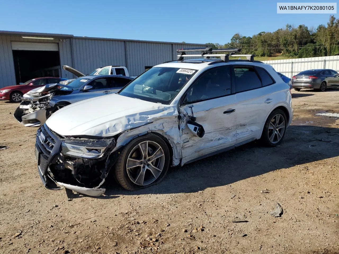 2019 Audi Q5 Premium Plus VIN: WA1BNAFY7K2080105 Lot: 80964424